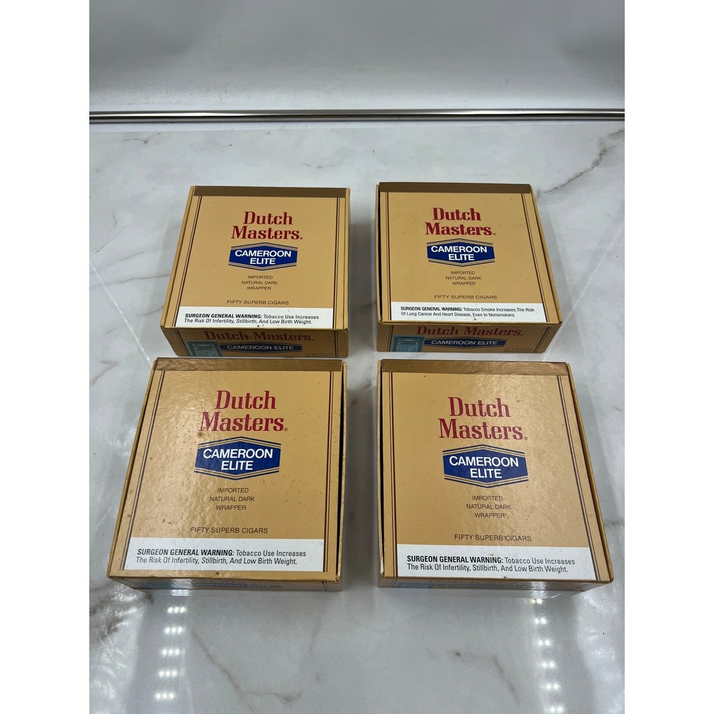 Dutch Masters Panetela 50 Cigar Boxes (Empty) Storage Display Lot 4